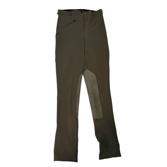 Tuff Rider Riding Breeches 30 X 31L Green Equestrian - Picture 2 of 8